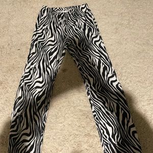 Shein zebra pants
